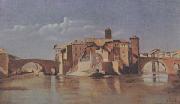 Ile et pont San Bartolomeo (mk11), Jean Baptiste Camille  Corot
